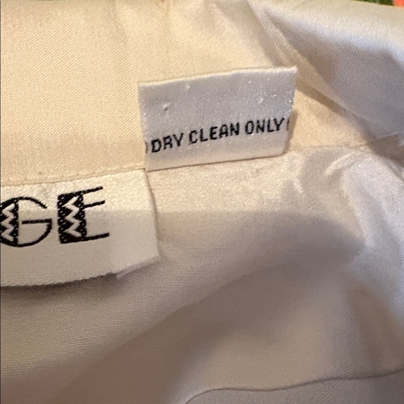 *ANAGE Silk Colorful Swirl Women's Zip Up Jacket Blazer Ribbon Embroidered Retro - Picture 14 of 14